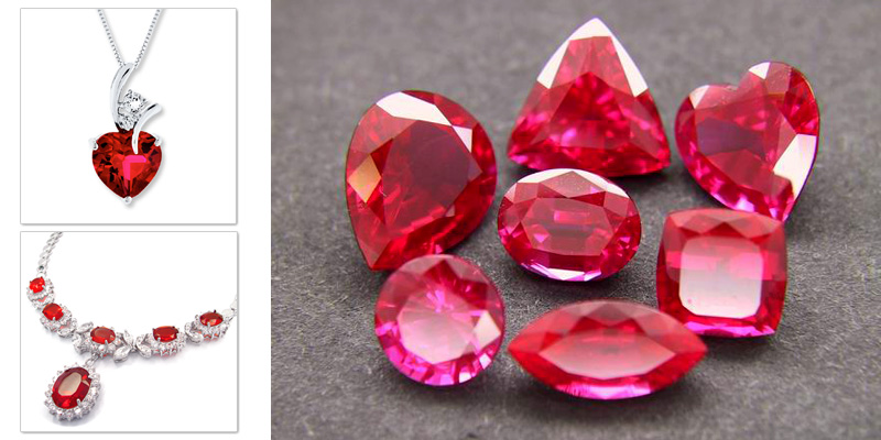 Có 2 loại đá Ruby: Đá Ruby tự nhiên và đá Ruby nhân tạo.
