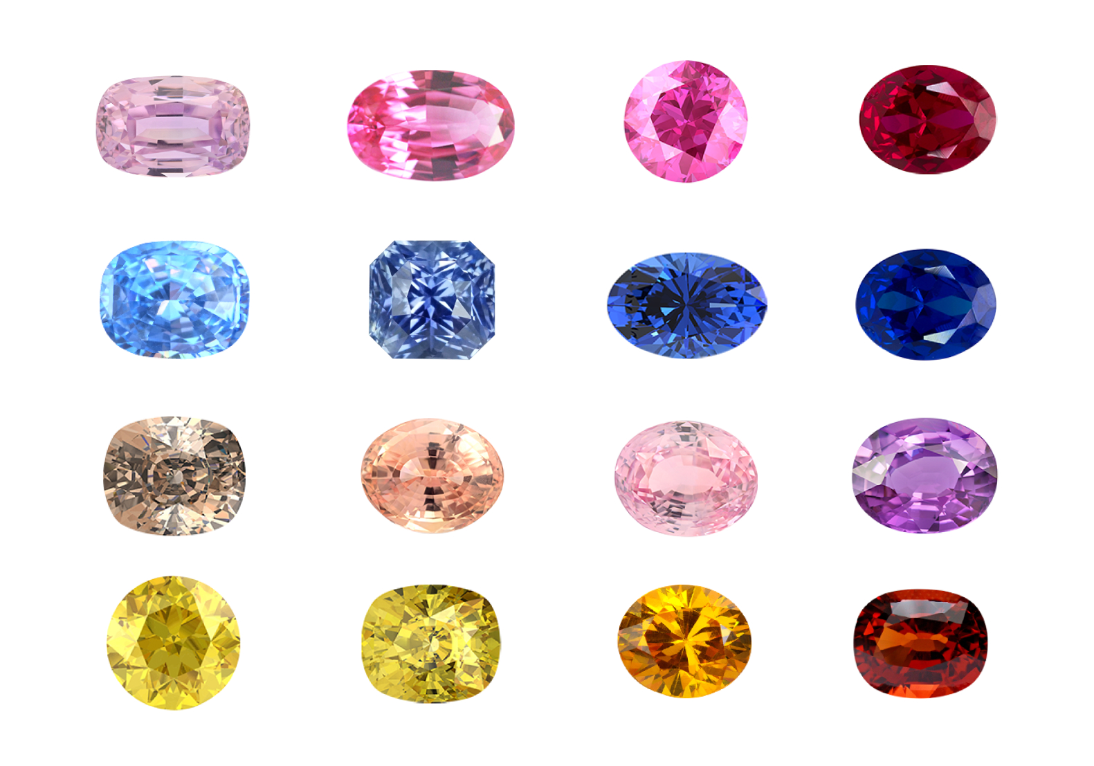 Trên thực tế, đá Sapphire có rất nhiều màu sắc.