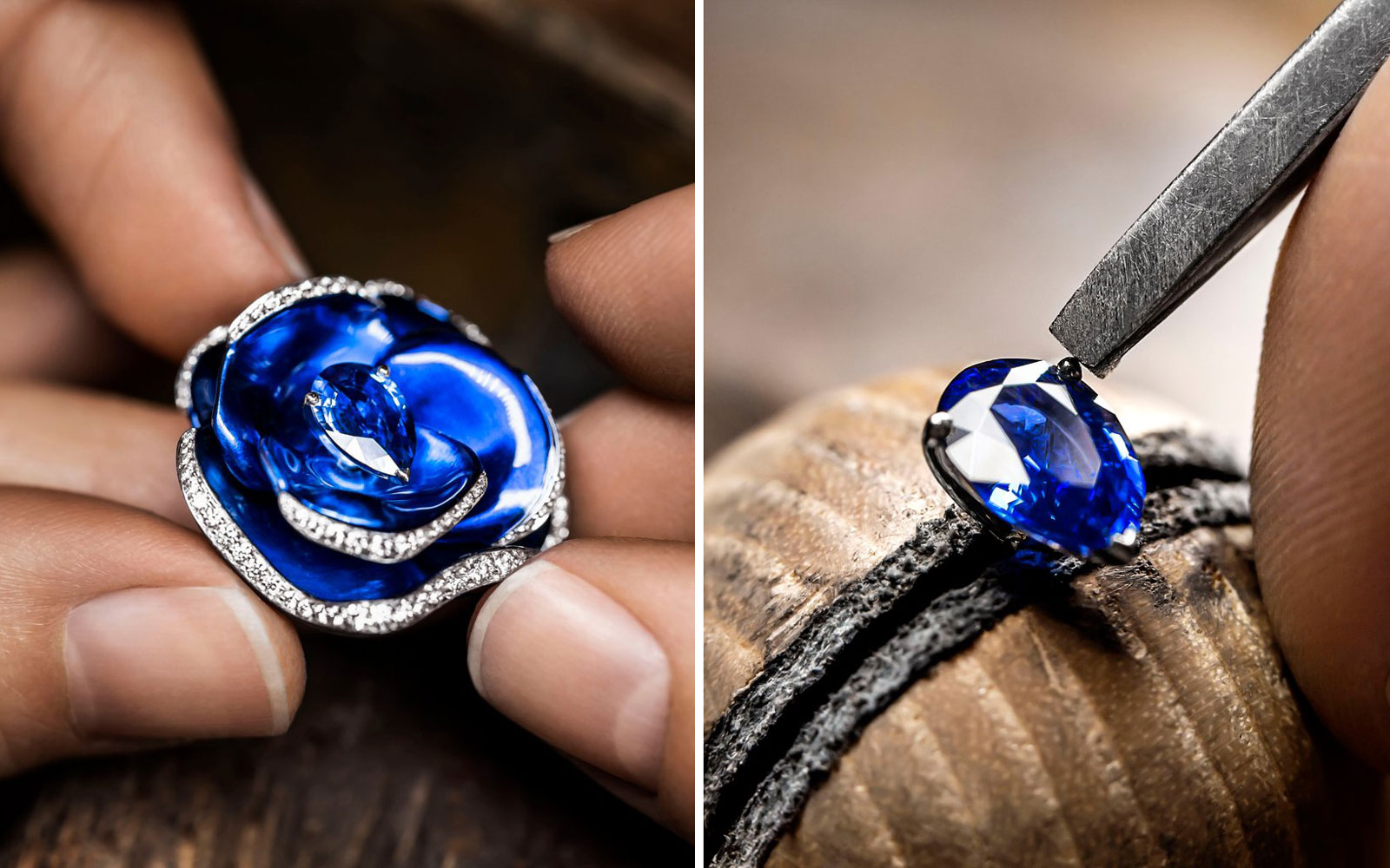 Trang sức được làm từ Sapphire xanh dương rất phù hợp với những người mệnh Mộc.